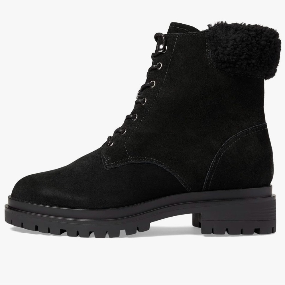 Lauren Ralph Lauren Carlee Bootie Women’s Black Suede Women's Boots Size 7 & 7.5 - Picture 3 of 15